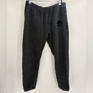 Roots men organic original grey comfy lounge everyday sweatpants size large
